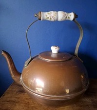 Vintage Copper Brass Kettle