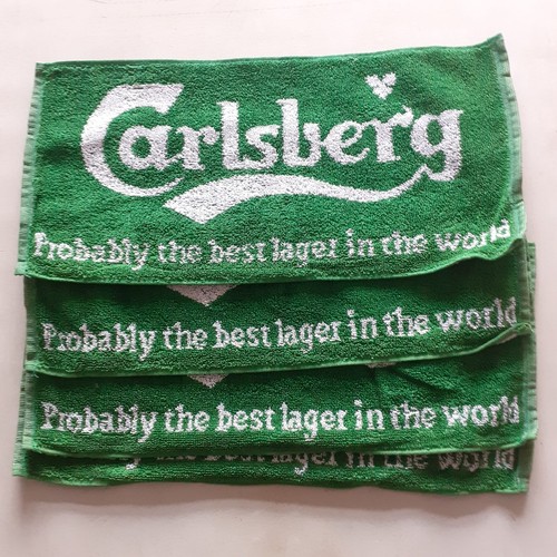 Brand new carlsberg beer - brand, towel