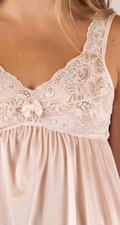 Shadowline lace vintage baby doll Nightie Size 3X Blush Style 33737