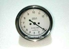 Veglia Borletti Tachometer WHITE FACE DUCATI 12000 rpm 4:1 Replica
