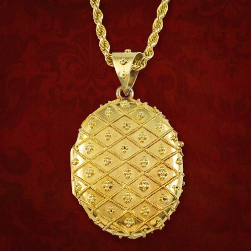 Antique victorian locket - antique,