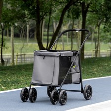 Dog Pram Pet Stroller 4Wheels