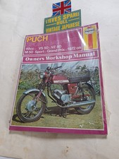 PUCH VZ50 VS50 M50 SPORT,GRAND PRIX ,workshop manual ,  HAYNES 318, Brand nos.