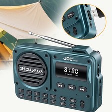Portable Digital Radio with Bluetooth Radio MP3 FM Player USB Rechargeable Radio