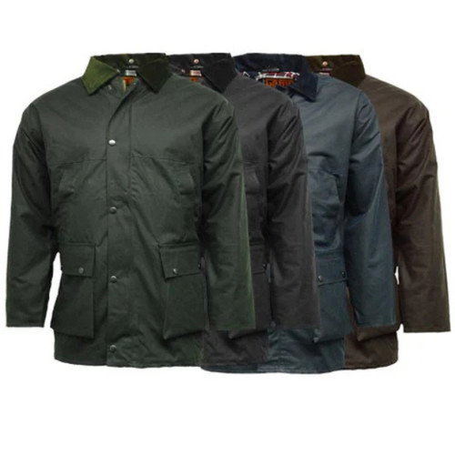 Mens wax unpadded jacket - mens,