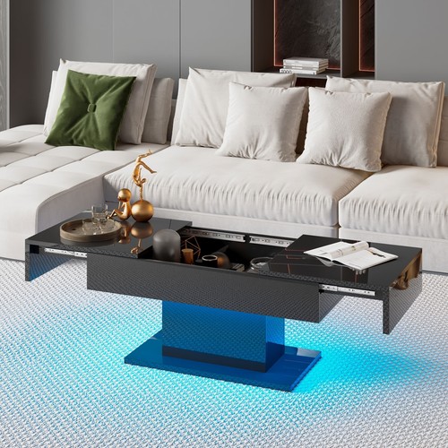Black high gloss - coffee, table