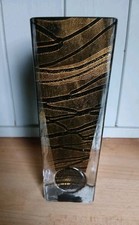  IESTYN DAVIES 1988 VINTAGE GLASS VASE WITH GOLD HUE