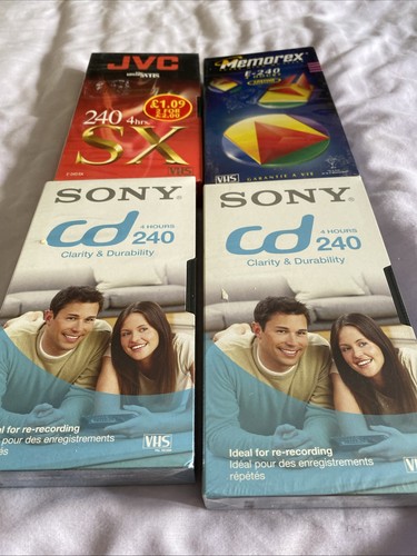 Mixed vhs blank video - x,