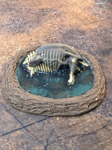 Tar pit bog - bog, with