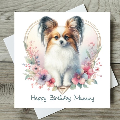 Papillon dog birthday - dog,