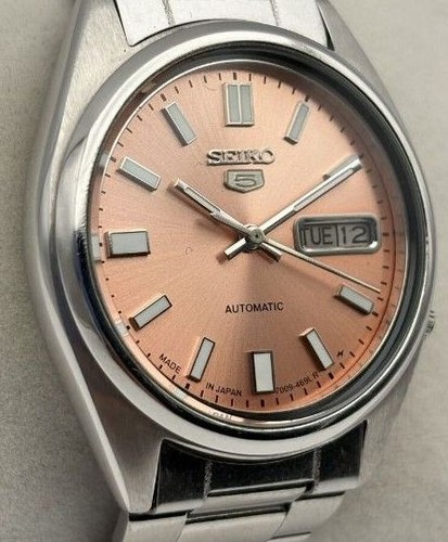 Seiko 7009 automatic salmon - 5,