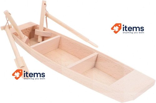 Exceart wood fishing boat - wood,