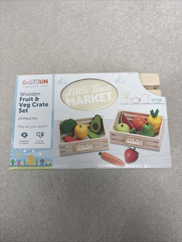Aldi little town wooden fruit - little,