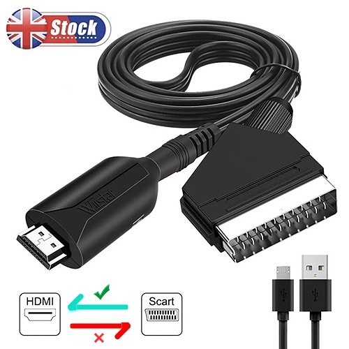Scart hdmi converter - hdmi, cable