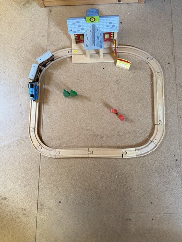 Wooden train set - wooden,