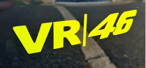 Decal x2 rossi bike - vr,