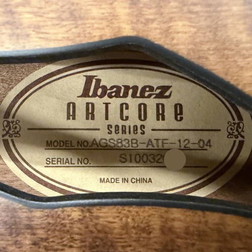 Ibanez art core ags83b - ibanez,