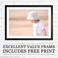 Your CUSTOM PHOTO / PICTURE onto LARGE A2 FRAMED PERSONALISED CUSTOMISED print