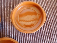 PAIR OF  TERRACOTTA GLAZED