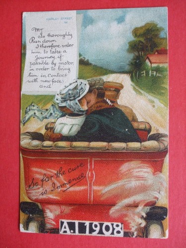 1909 motoring comic vintage - comic,