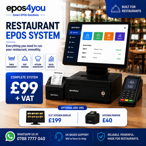 Restaurant epos till - restaurant, system