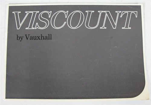 Vauxhall viscount car - car, sales