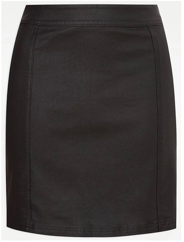 Size black faux leather - size,