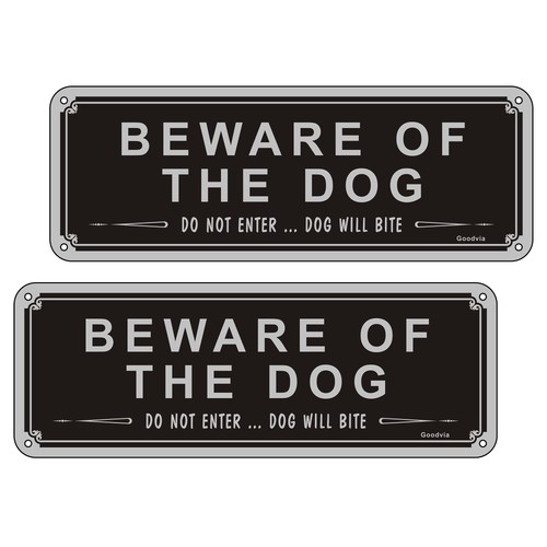 Beware the dog sign 5 - the,