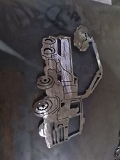 Plasma Art Sculpture Plague Sign Grab Lorry Wagon