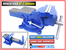 6 Inch 150mm Jaw Bench Vice Workshop Swivel Base Clamp Workbench Cast Iron 15-54