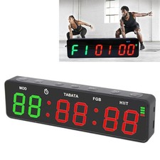 Gym Timer Digital Magnetic Clock Interval Timer Clocks w/ Stopwatch,Countdown/Up