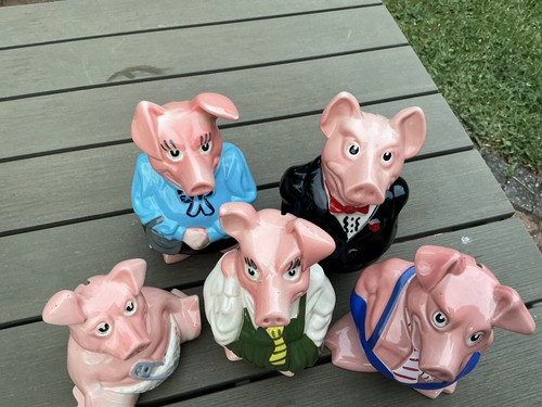 Natwest pigs full set - pigs, piggy