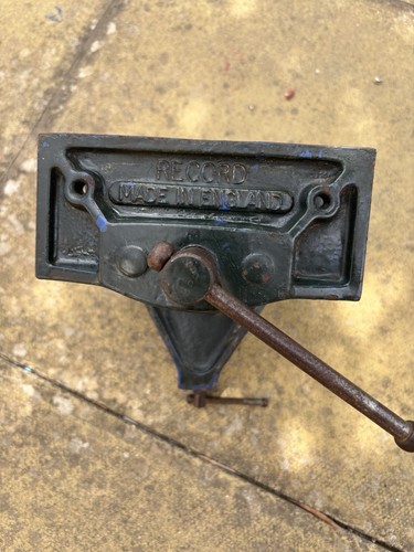 Vintage record clamp - record,