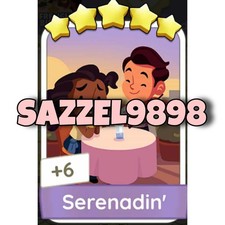 1 x Serenadin' 5⭐ sticker Monopoli_Go! - Top Seller 