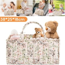 Baby Nappy Caddy Organiser New Born Baby Essentials For New Mum Changing Basket