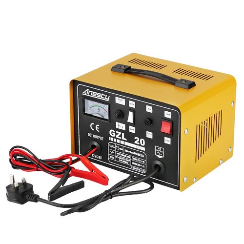 Car battery charger - battery, 12v/24v