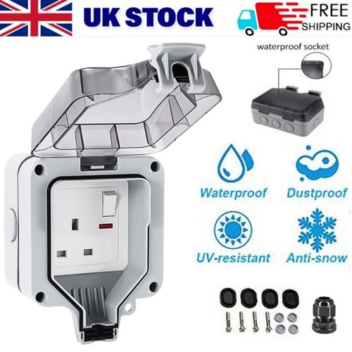 Ip66 weatherproof single plug - ip66,