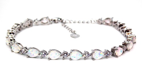 Silver white fire - fire, opal