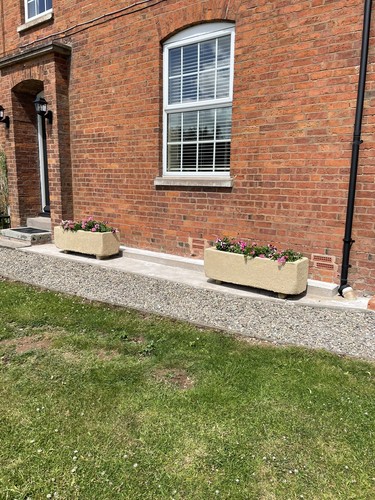 Large troughs cast stone - troughs,