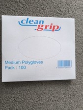 Disposable polythene gloves x 100 M size
