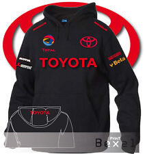 Felpa Hoddie Printed TOYOTA MOTO AUTO RALLY RAV4 Cotone Cappuccio in 7 Colori 