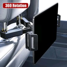 Black Telescopic Car Back Seat Phone Holder Tablet Support Universal for 4-12.9"