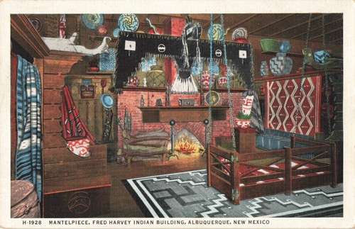 Postcard mantelpiece fred - mantelpiece,