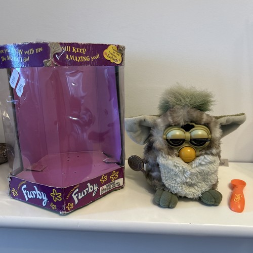 1998 tiger furby - 1998, -with