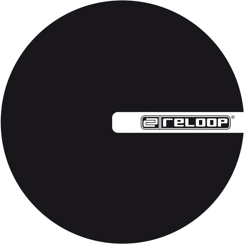 Reloop logo slipmat black - reloop,