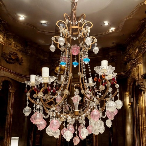 Rare light murano chandelier - rare,