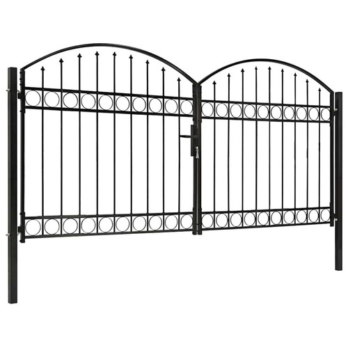 Double garden gate - double, steel