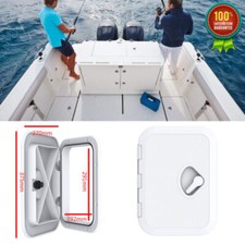 270x375mm Deck Access Hatch & Lid Marine Boat RV Caravan ABS Hatch White UKStock