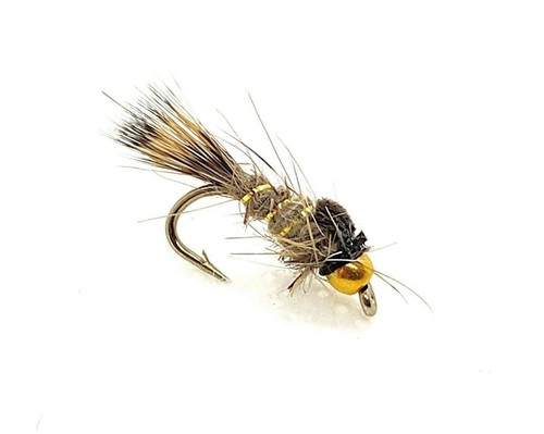 Goldhead gold ribbed hares - gold,
