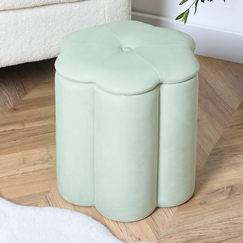 New flower footstool can - new,